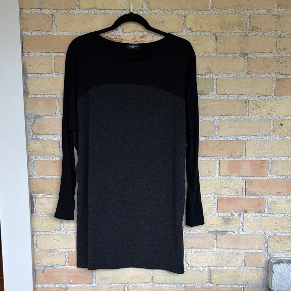 Miik 🇨🇦 Black and Grey Long Sleeve Tunic/Dress